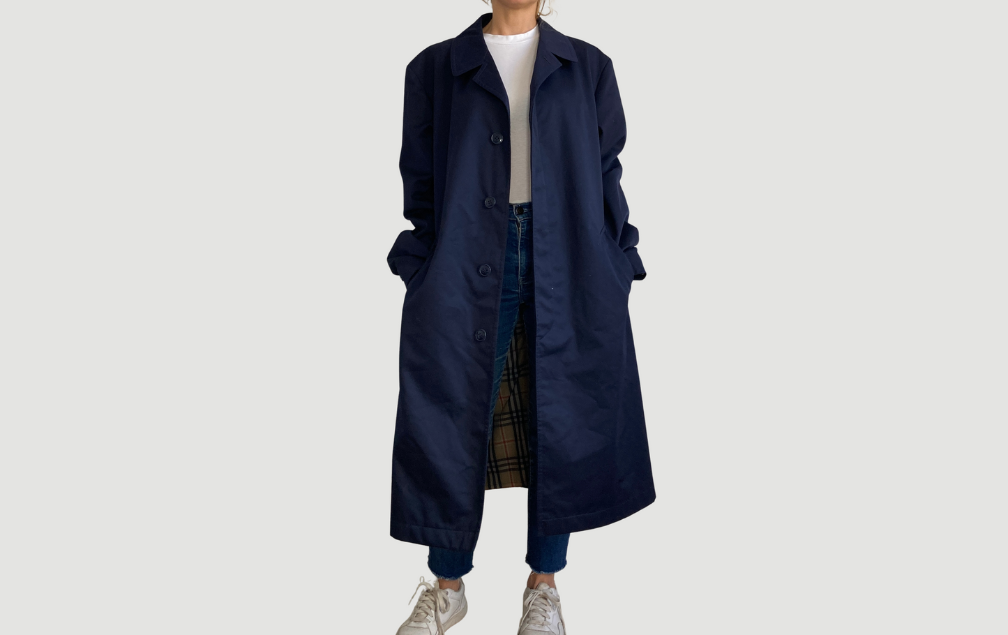 Blue Trench Coat