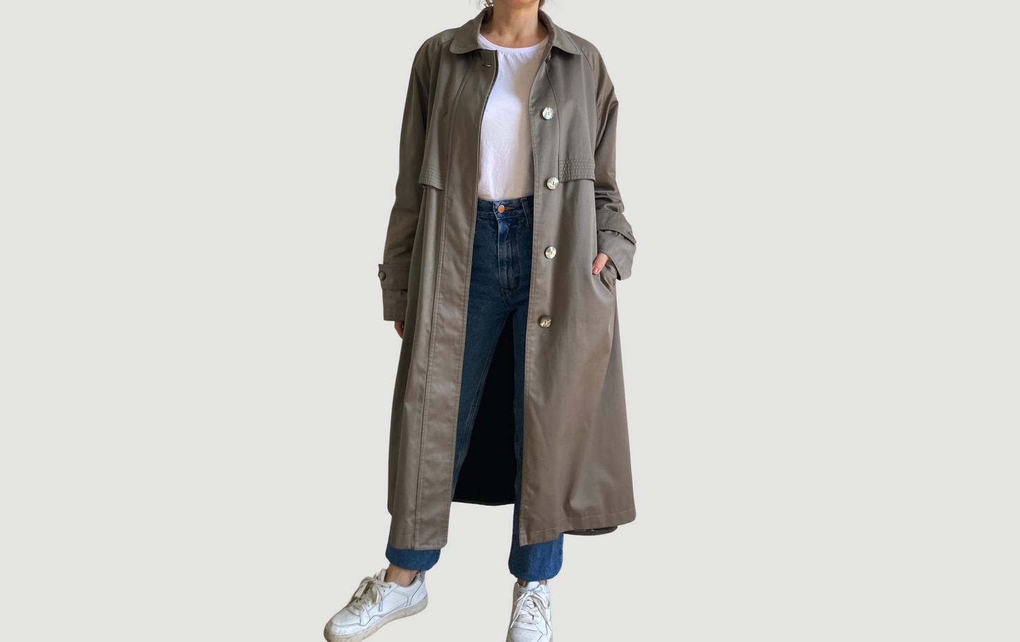 Grey Trench Coat