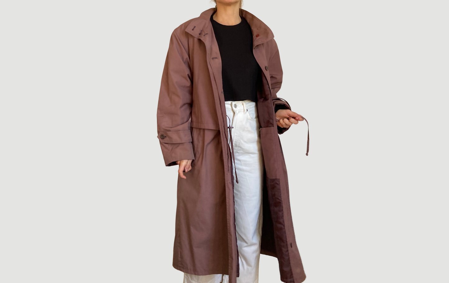 Rose Gold Trench Coat