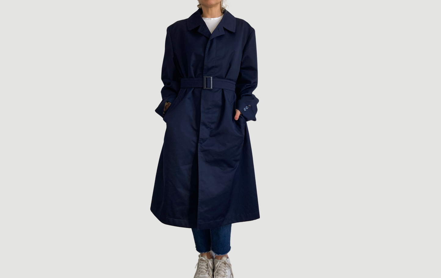Blue Trench Coat