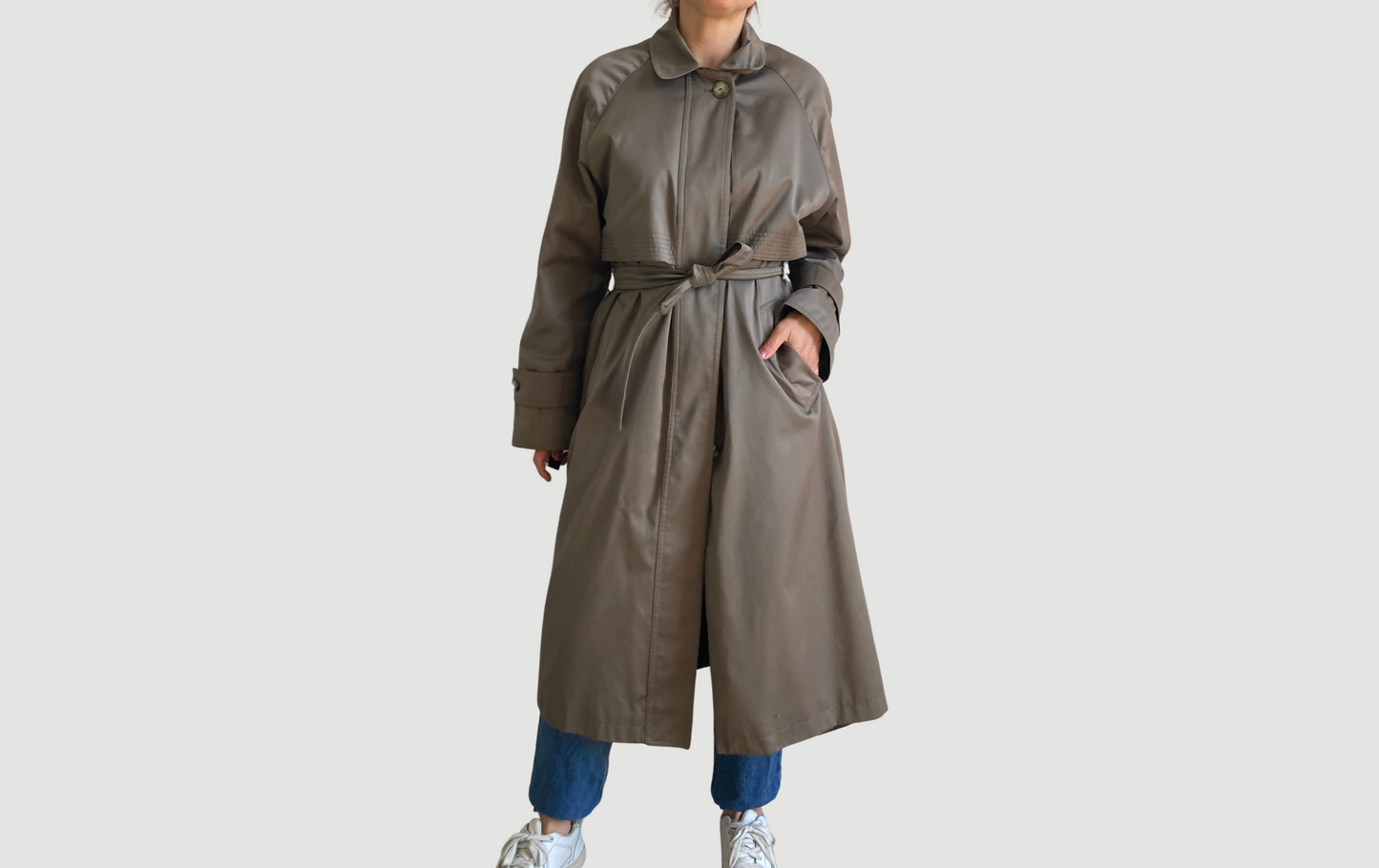 Grey Trench Coat