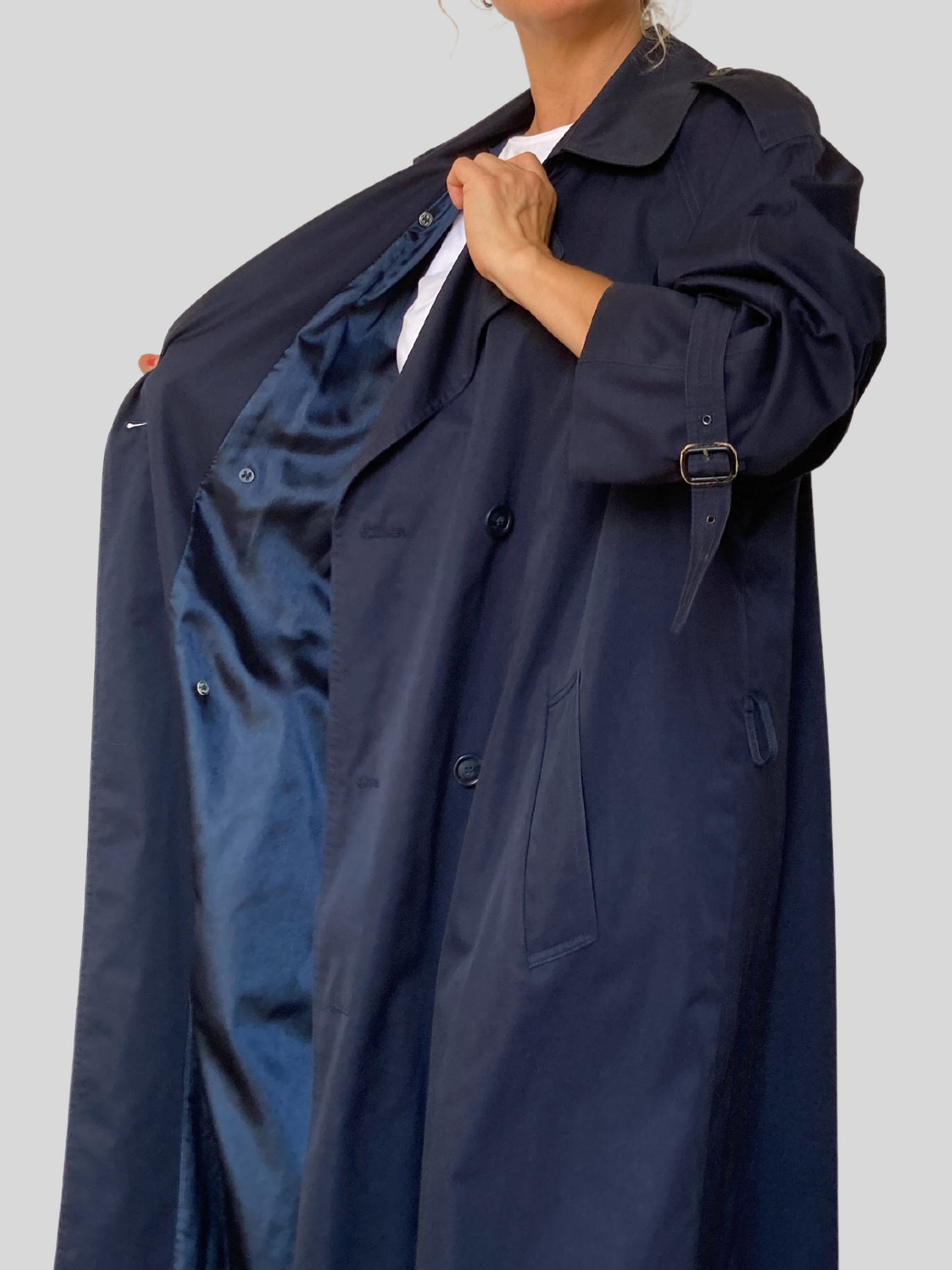 Blue Trench Coat