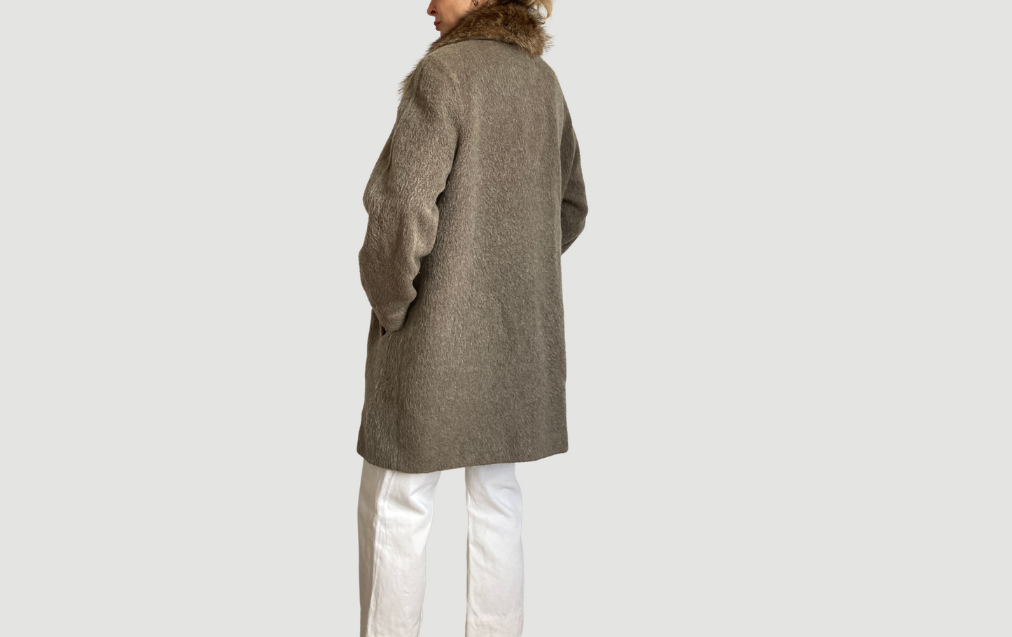 Gray Fur Coat