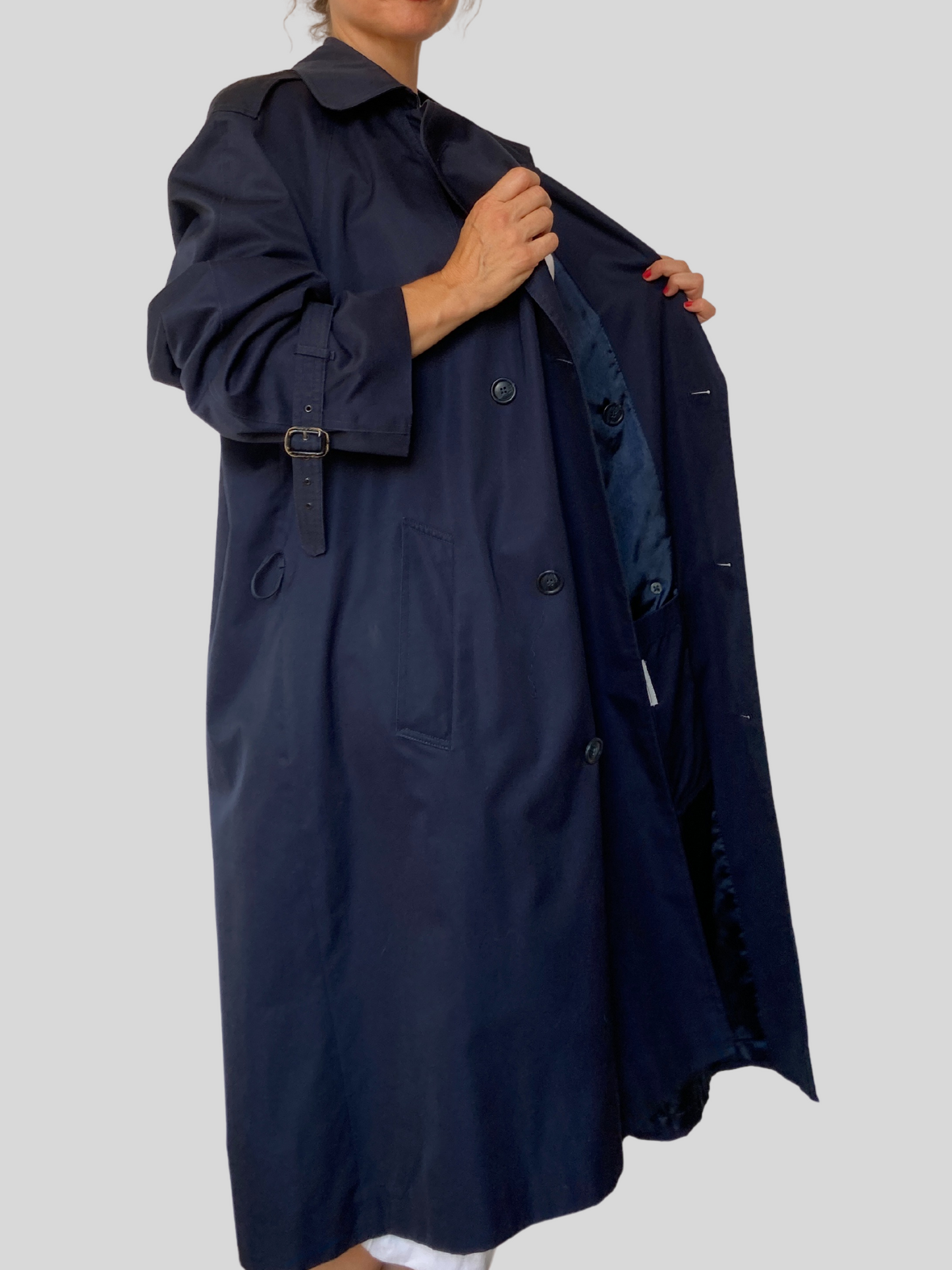 Blue Trench Coat