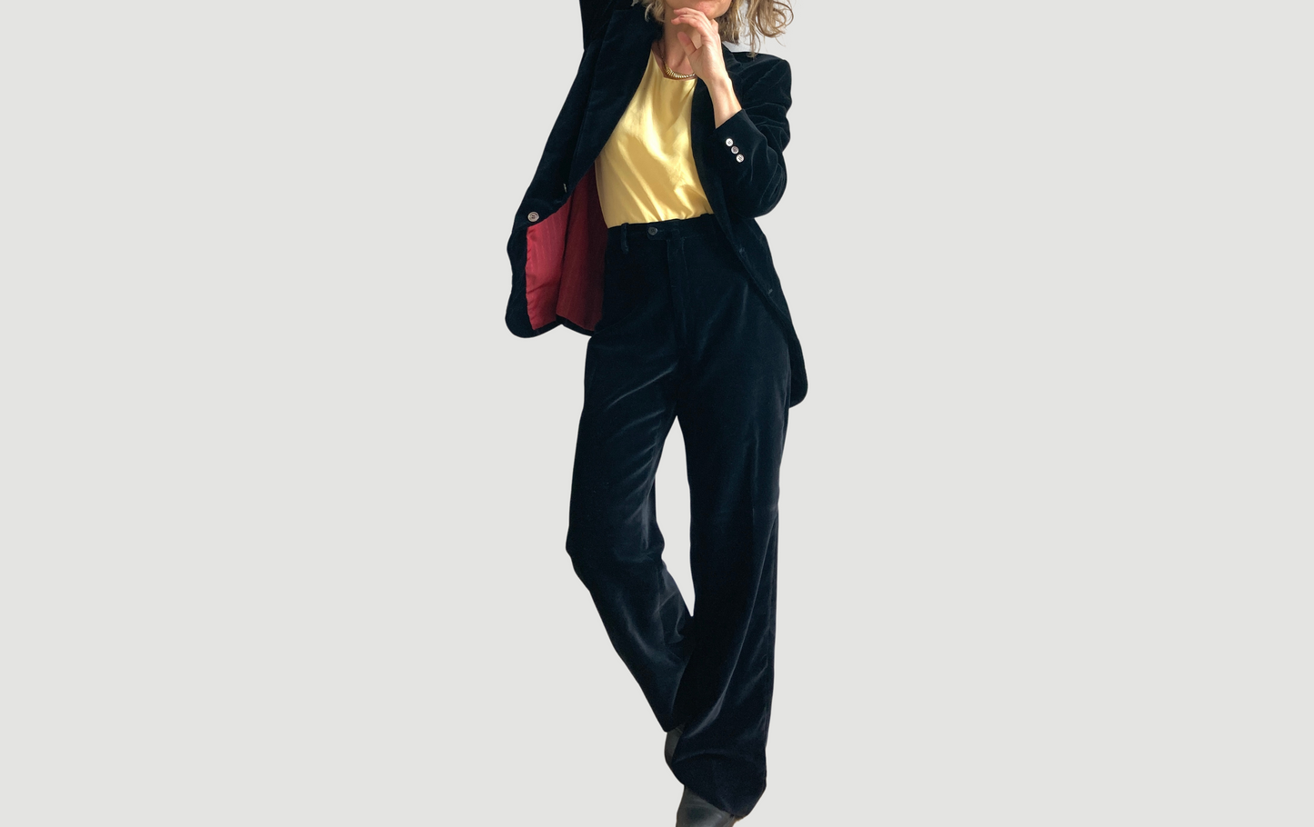 Black Velvet Suit