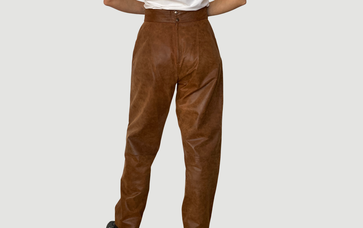 Brown Leather trousers