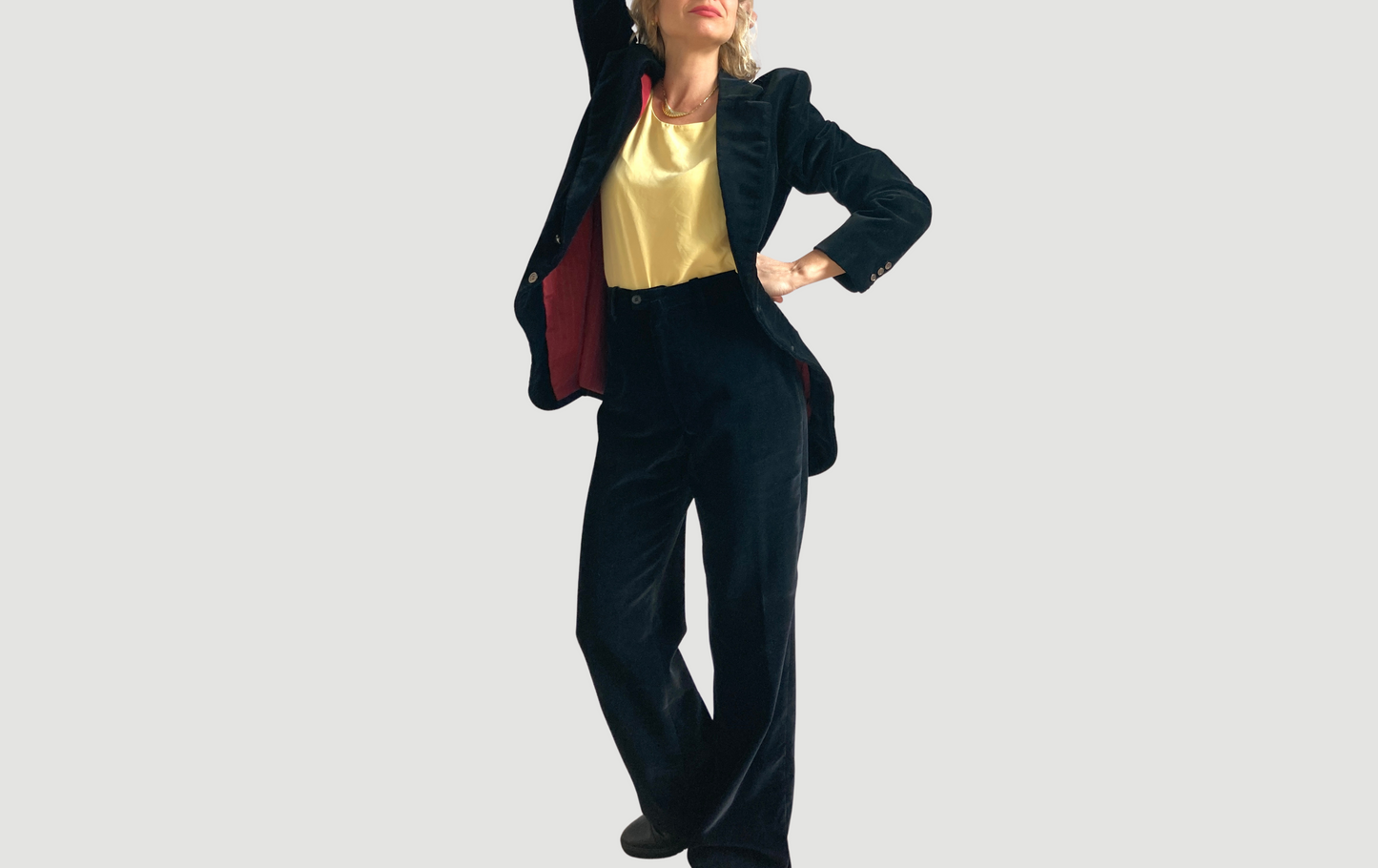 Black Velvet Suit