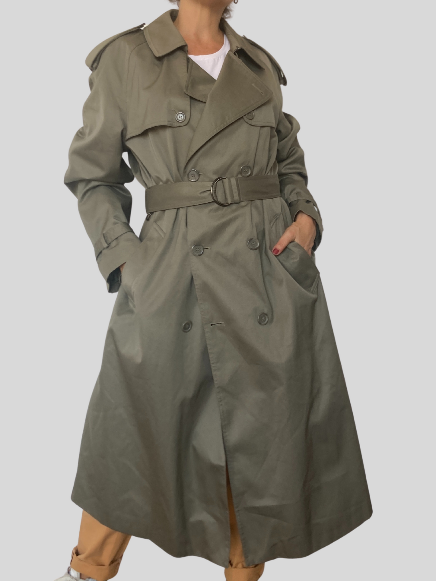 Green Trench Coat