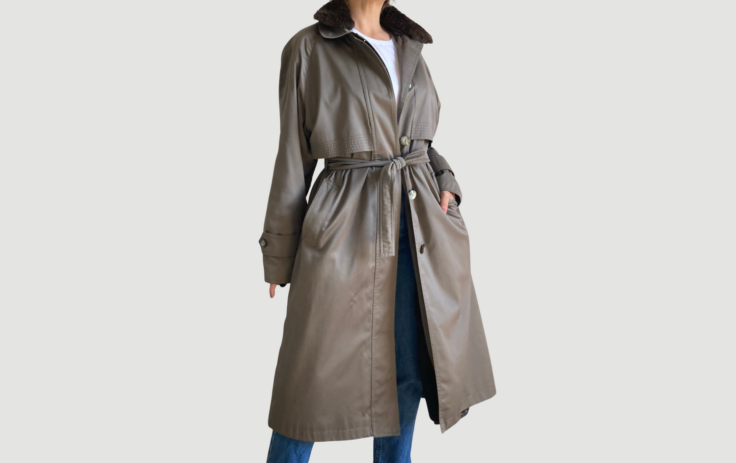 Grey Trench Coat