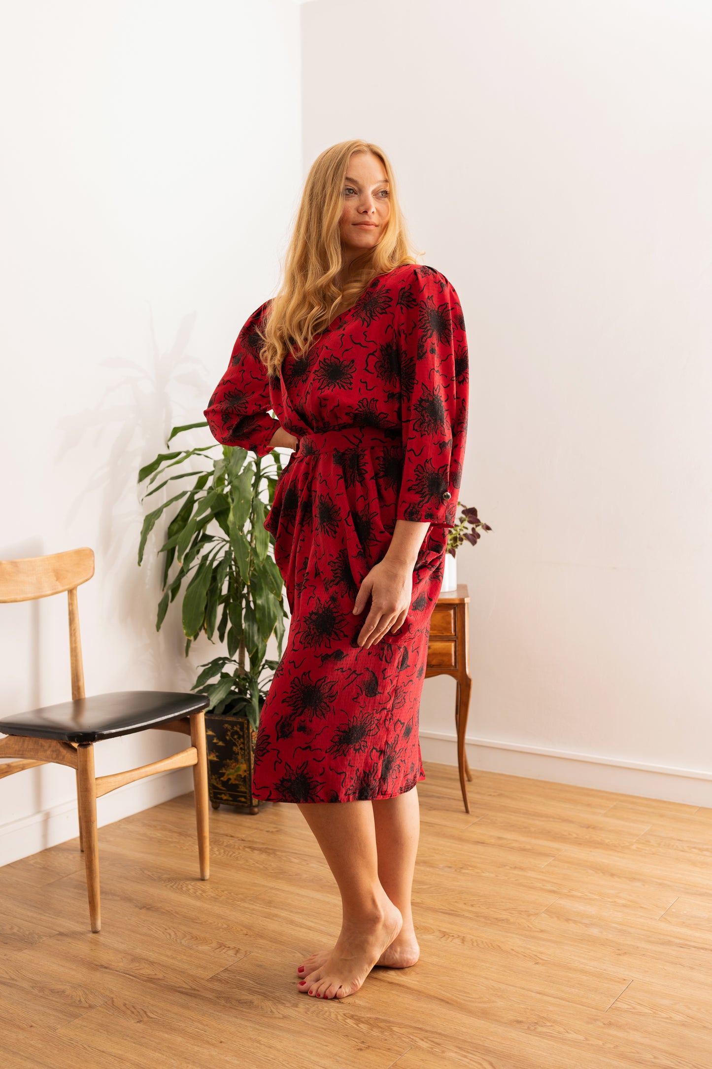 Vintage Black & Red dress