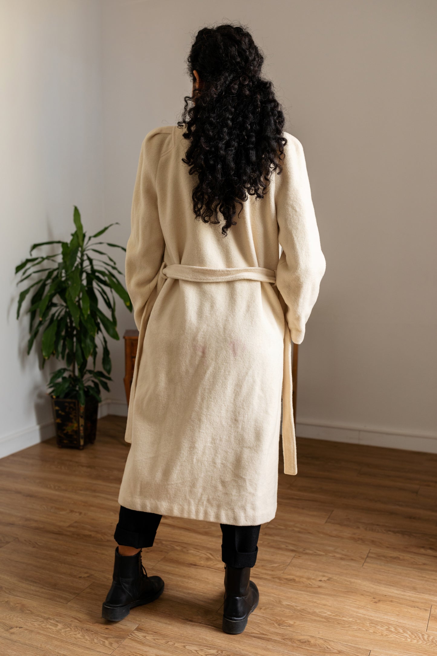 Ivory/White Long Coat