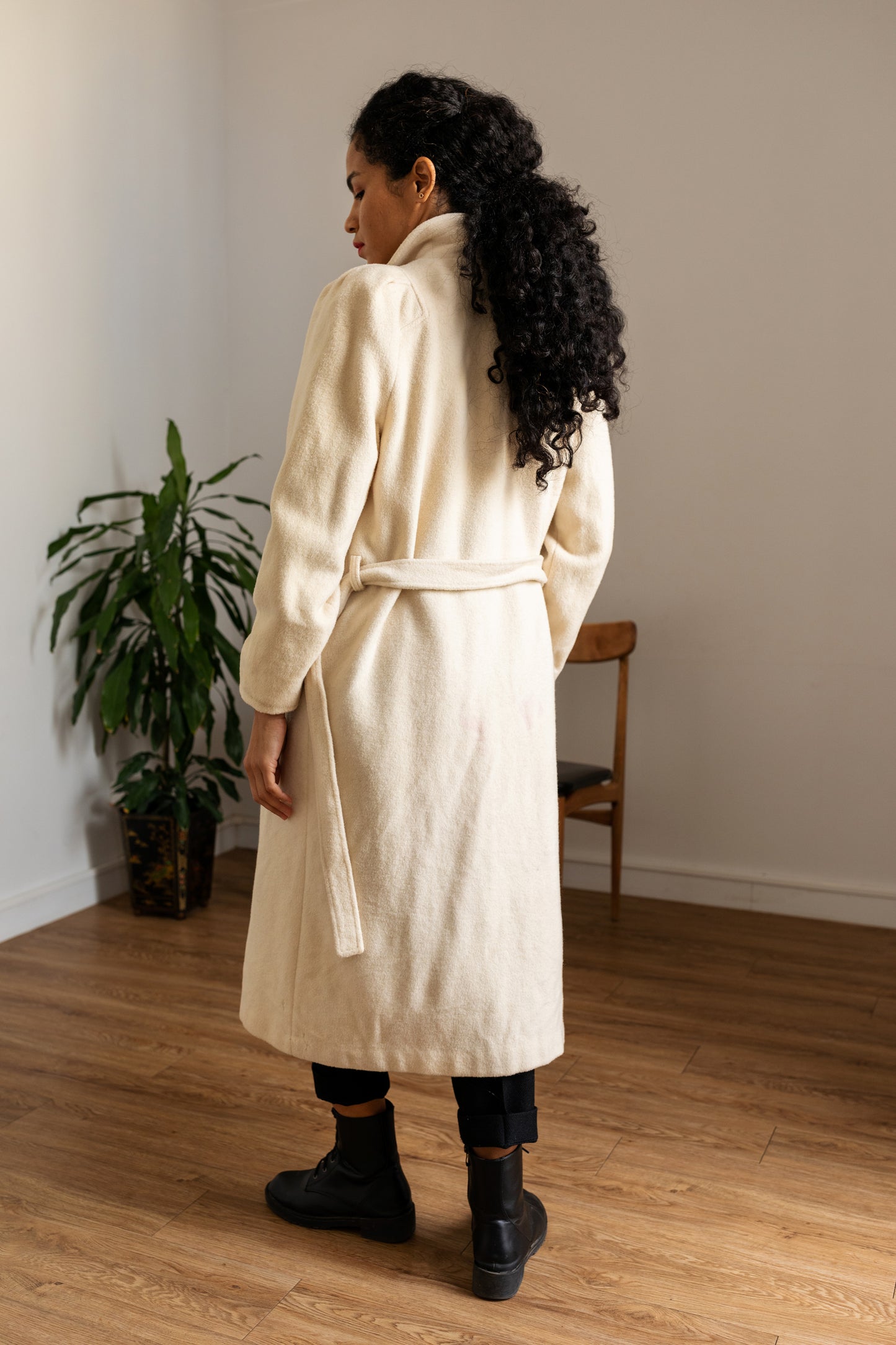 Ivory/White Long Coat