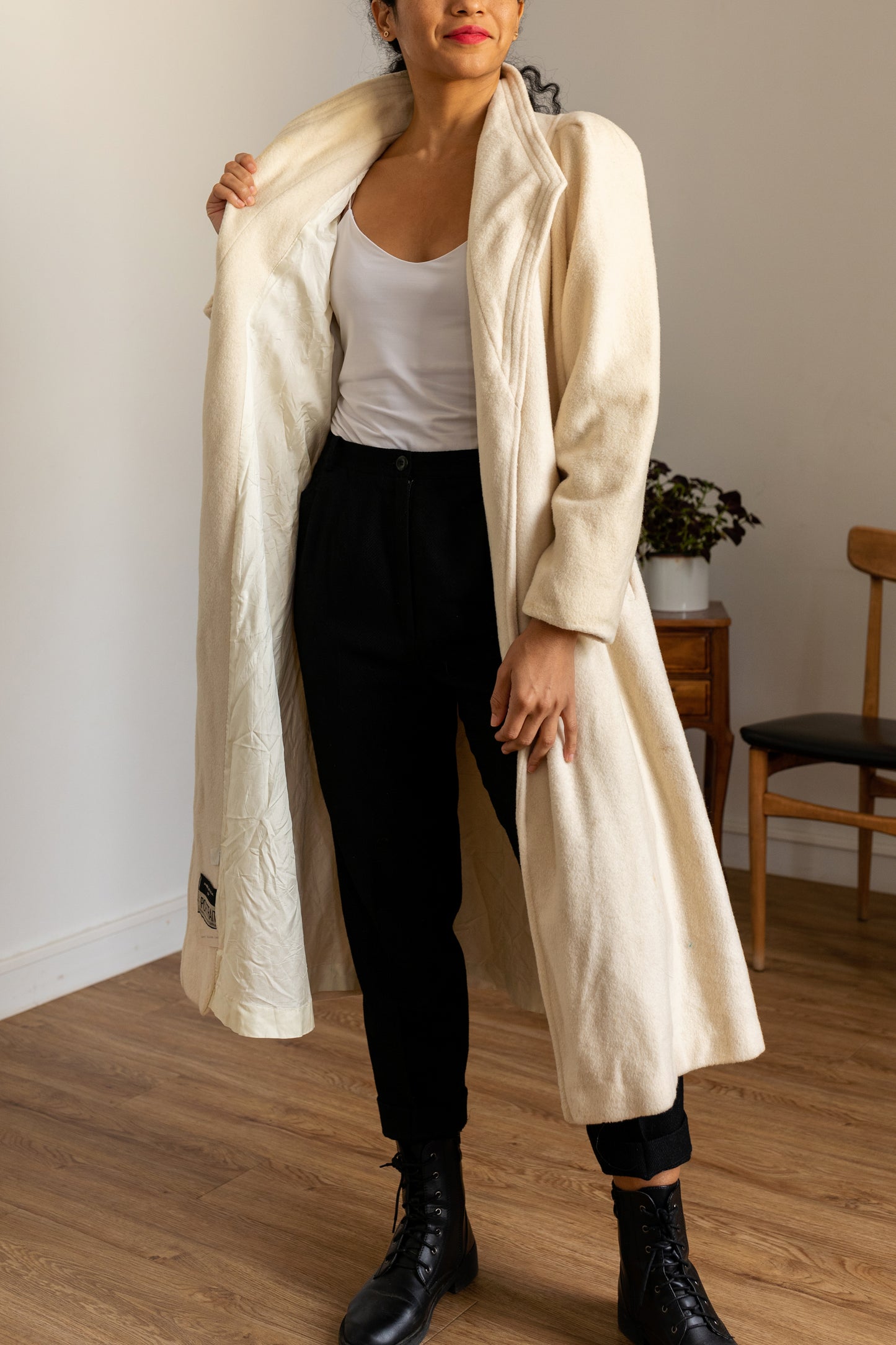 Ivory/White Long Coat
