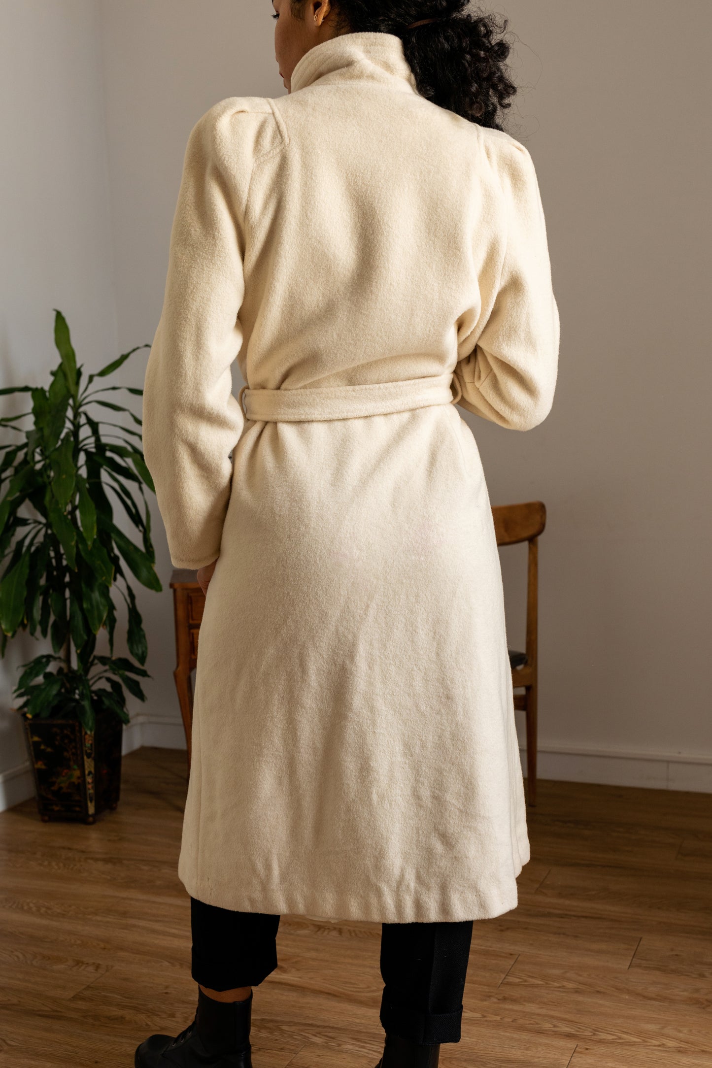 Ivory/White Long Coat