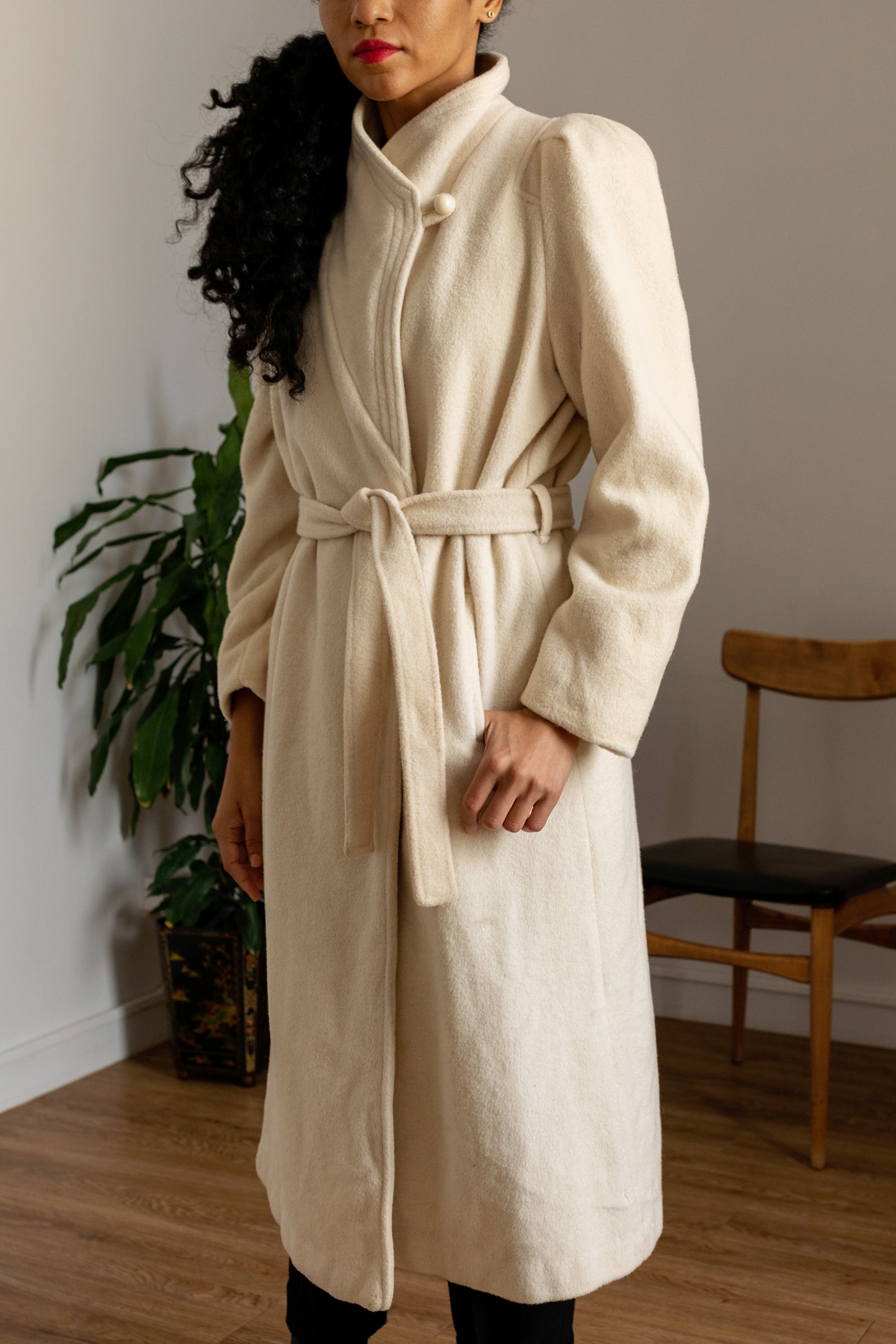 Ivory/White Long Coat