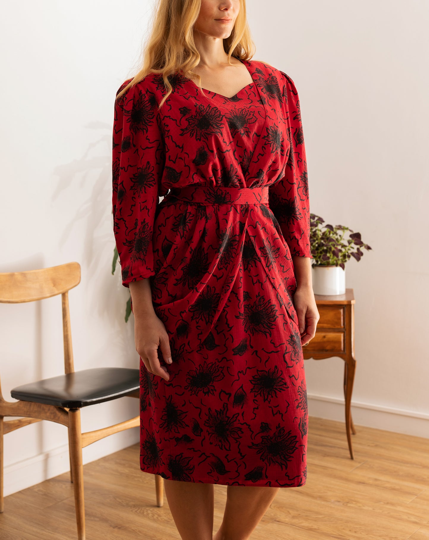 Vintage Black & Red dress