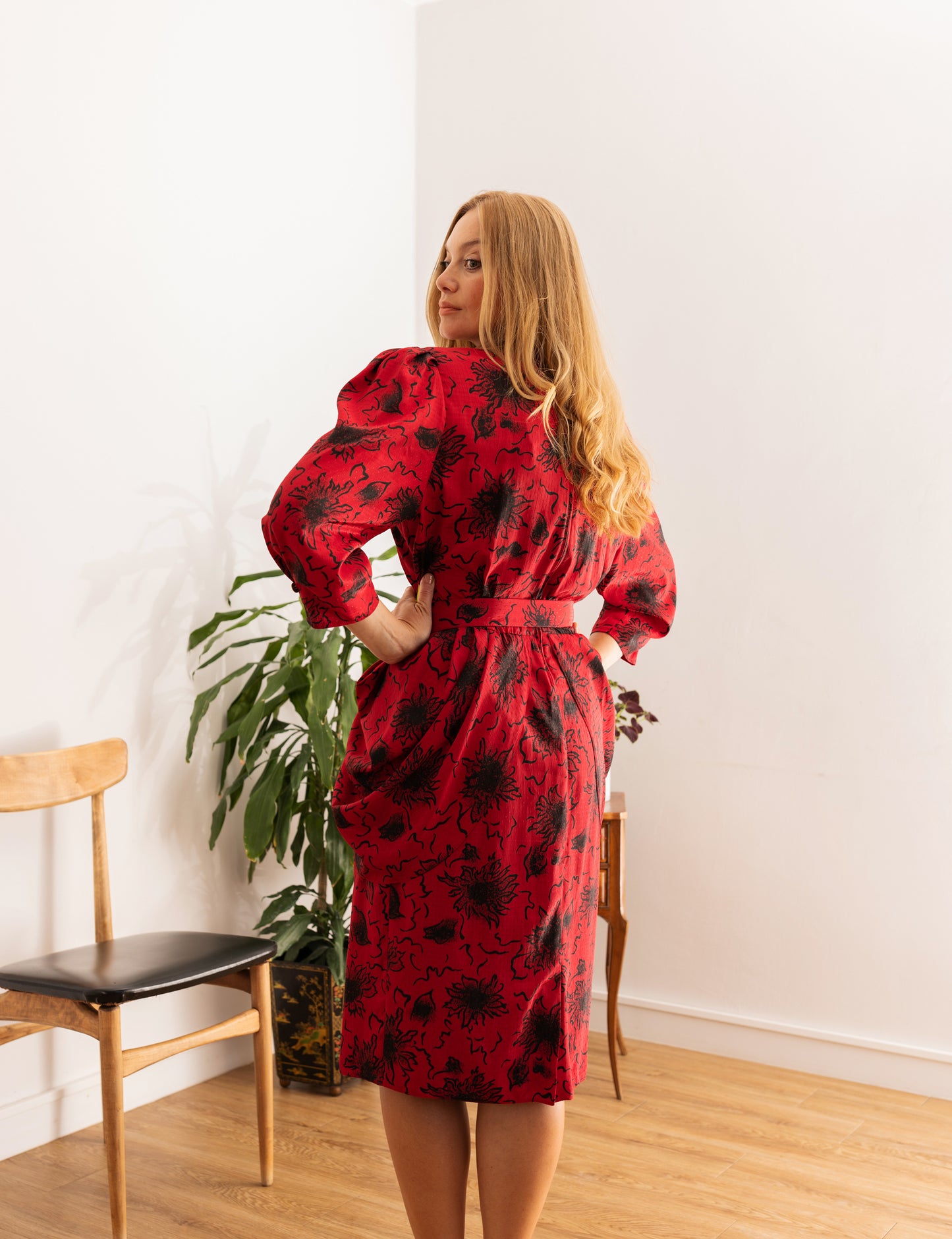 Vintage Black & Red dress