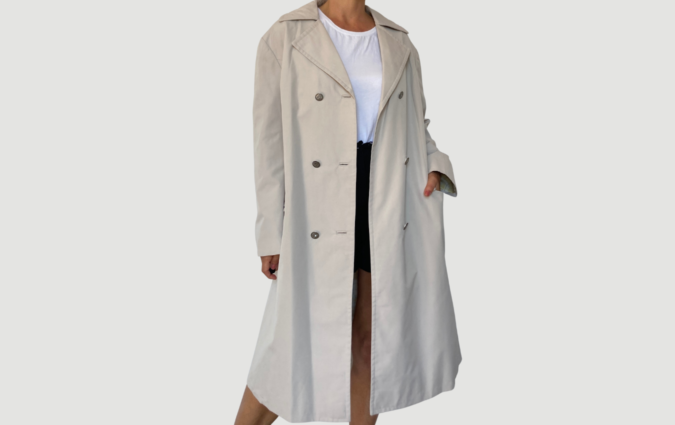 Ivory Trench Coat