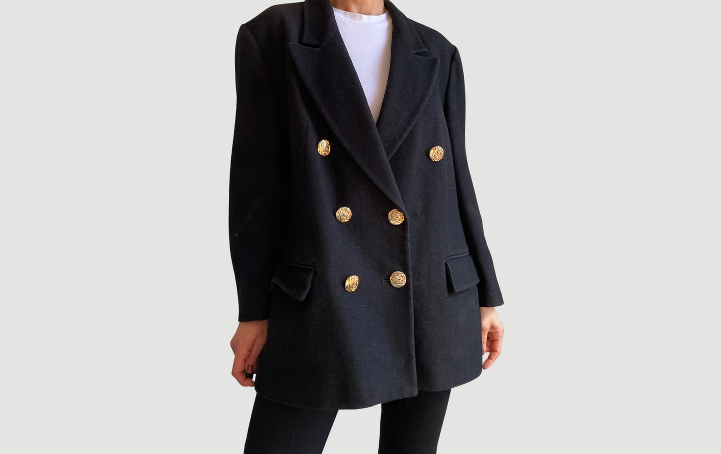 Black Wool Blazer