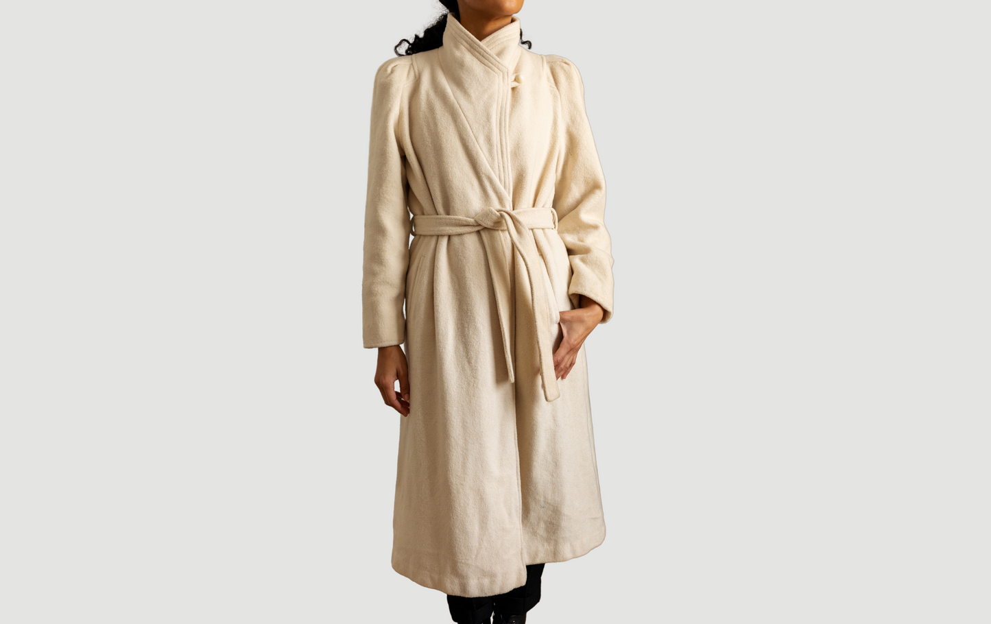 Ivory/White Long Coat