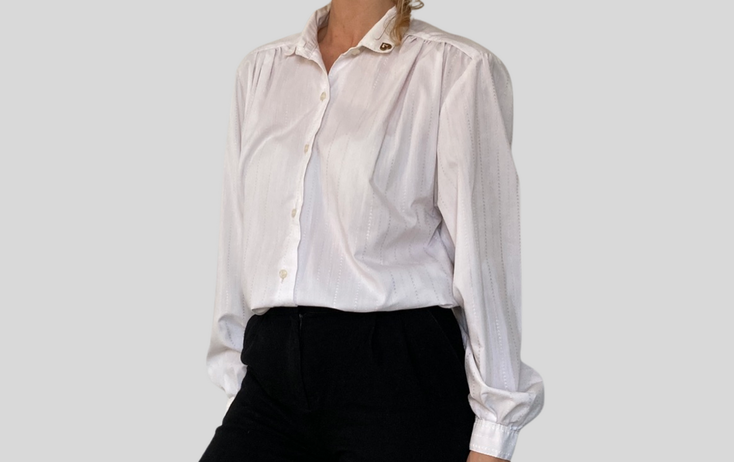 Long sleeve White Blouse