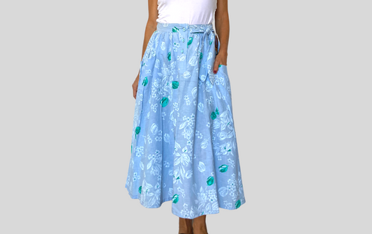 Old Stock Vintage Floral pocket skirt