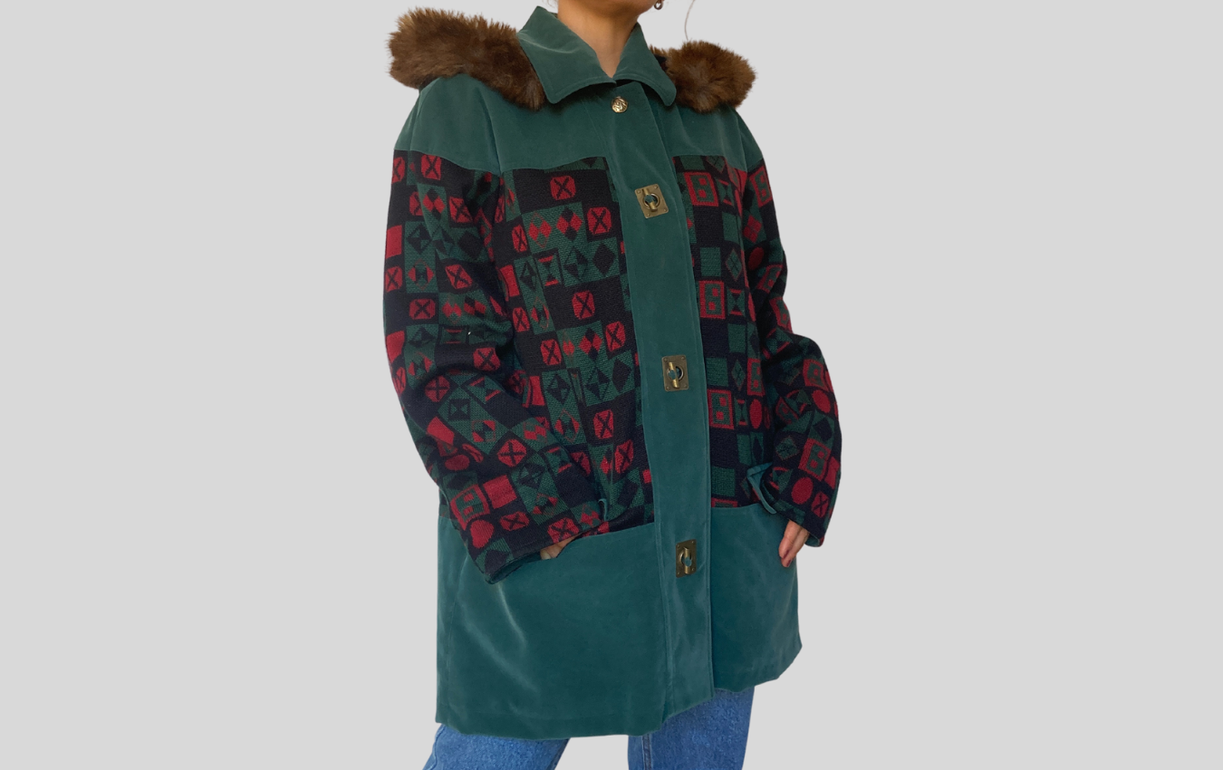 Green Parka jacket