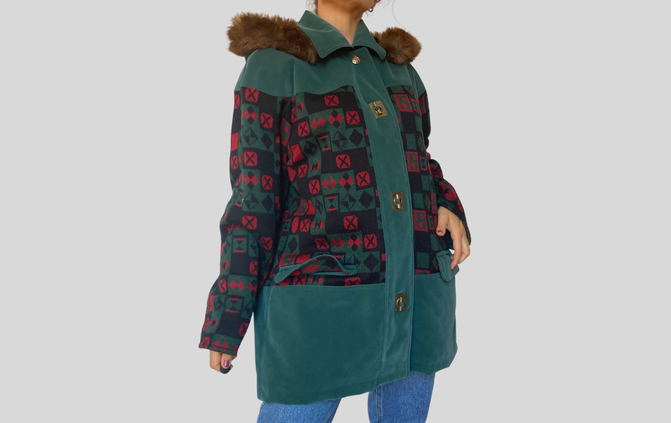 Green Parka jacket