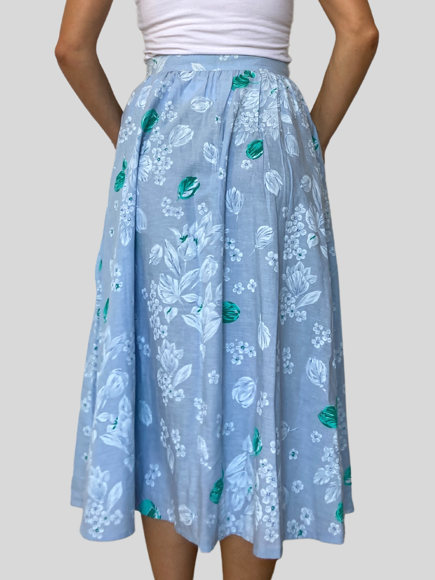 Old Stock Vintage Floral pocket skirt