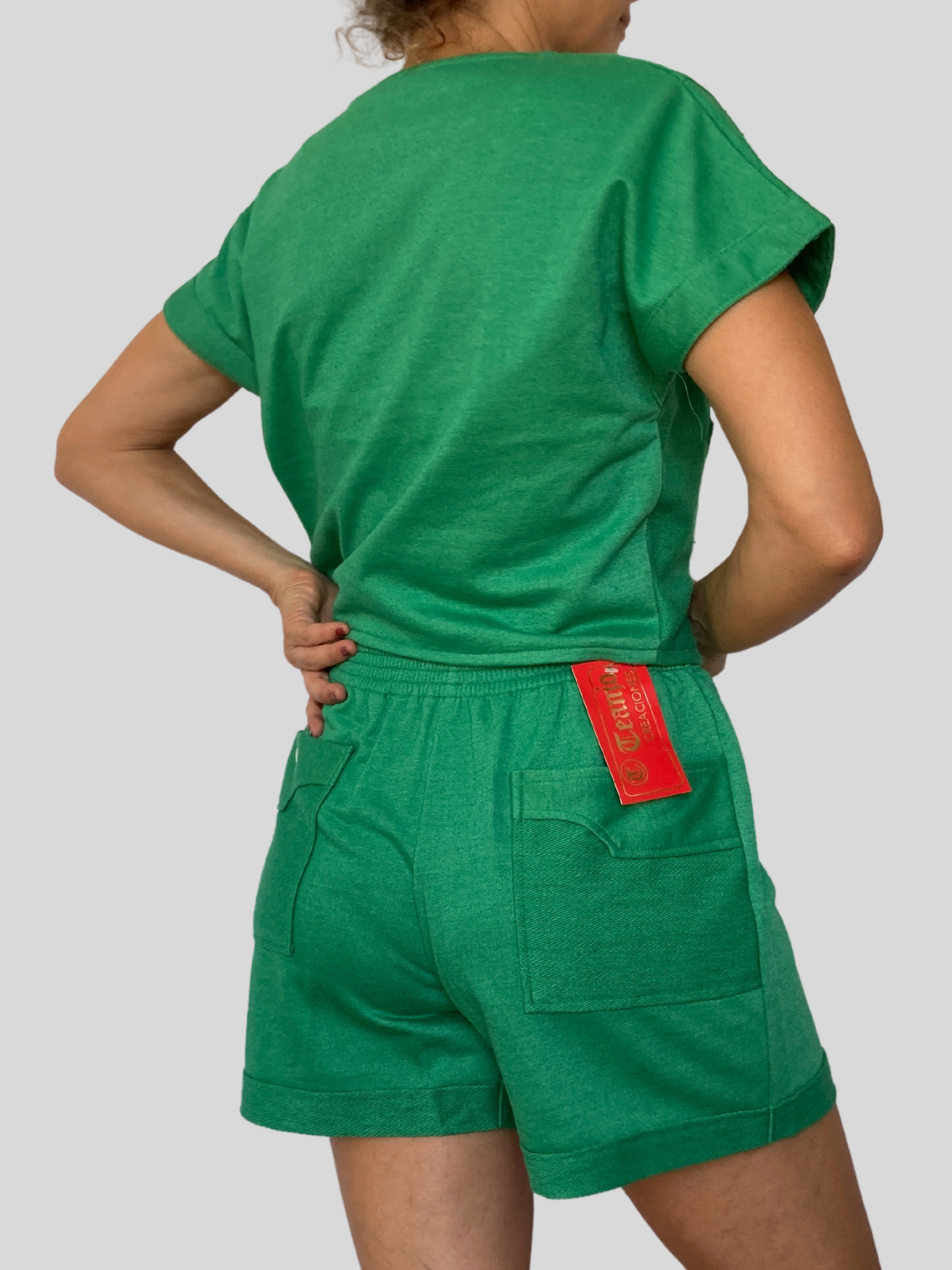 Two Pieces Green Set