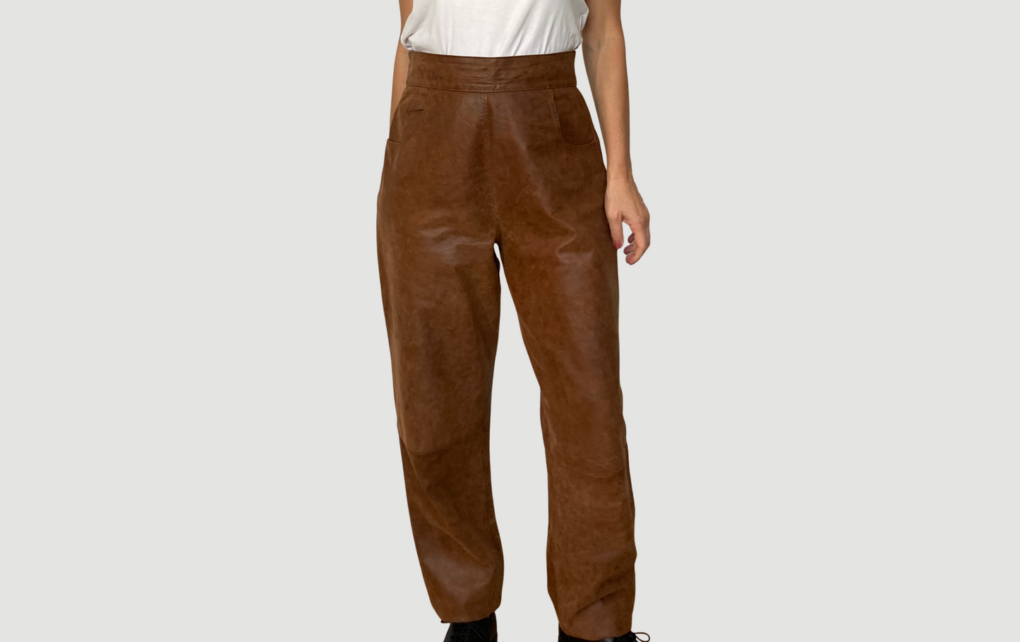 Brown Leather trousers