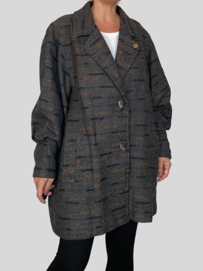 Wool Marbled Coat