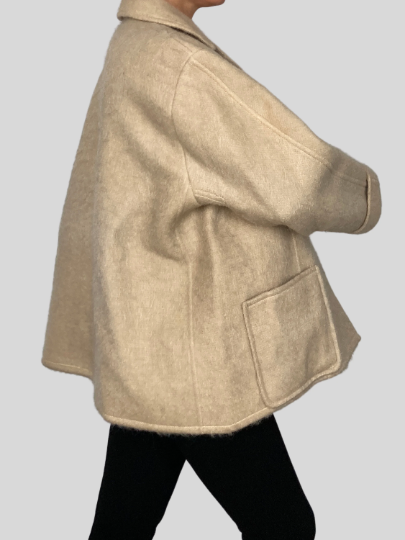 Wool Beige Coat
