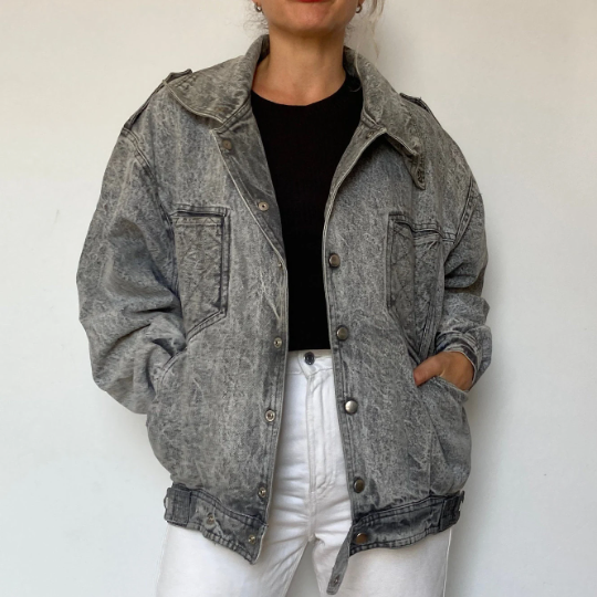 Sherpa denim jacket