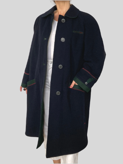 Cashmere Wool Long Coat