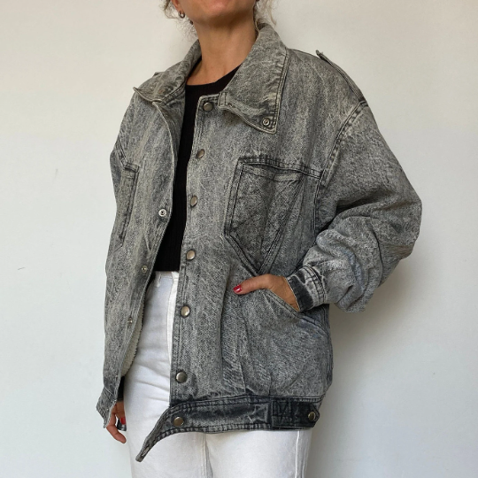 Sherpa denim jacket