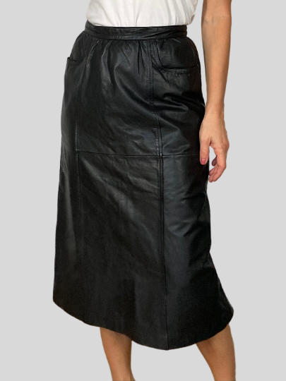 Black Leather skirt