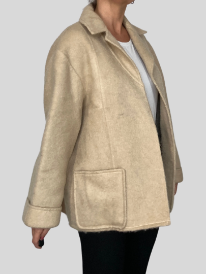 Wool Beige Coat