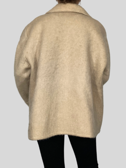 Wool Beige Coat