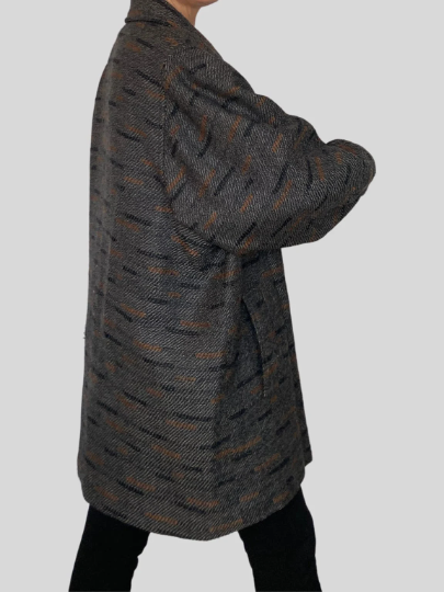 Wool Marbled Coat