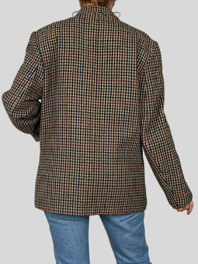 Prince of Wales Wool Blazer