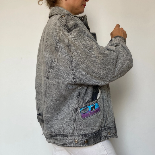Sherpa denim jacket