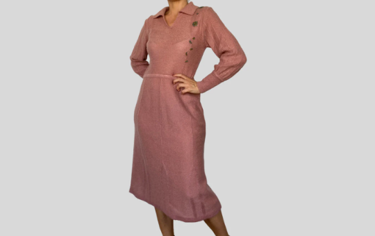 Wool Old Pink dress