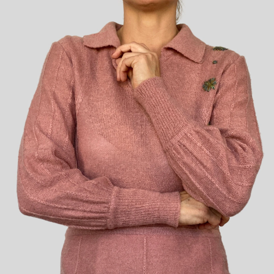 Wool Old Pink dress