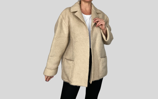 Wool Beige Coat