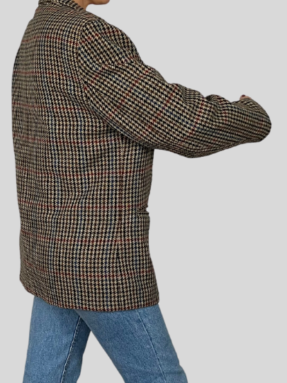 Prince of Wales Wool Blazer