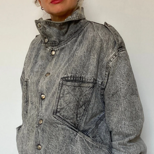 Sherpa denim jacket