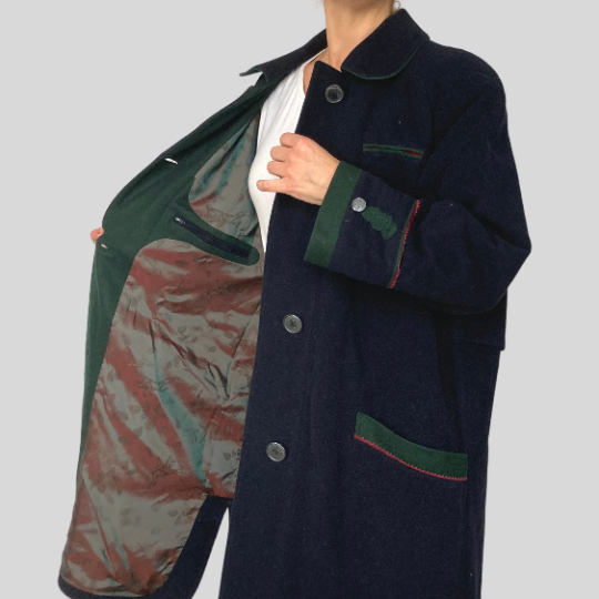 Cashmere Wool Long Coat