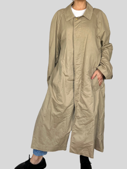Vintage Beige Trench Coat