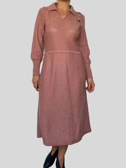 Wool Old Pink dress